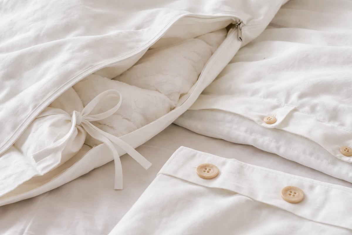 Duvet cover components diagram