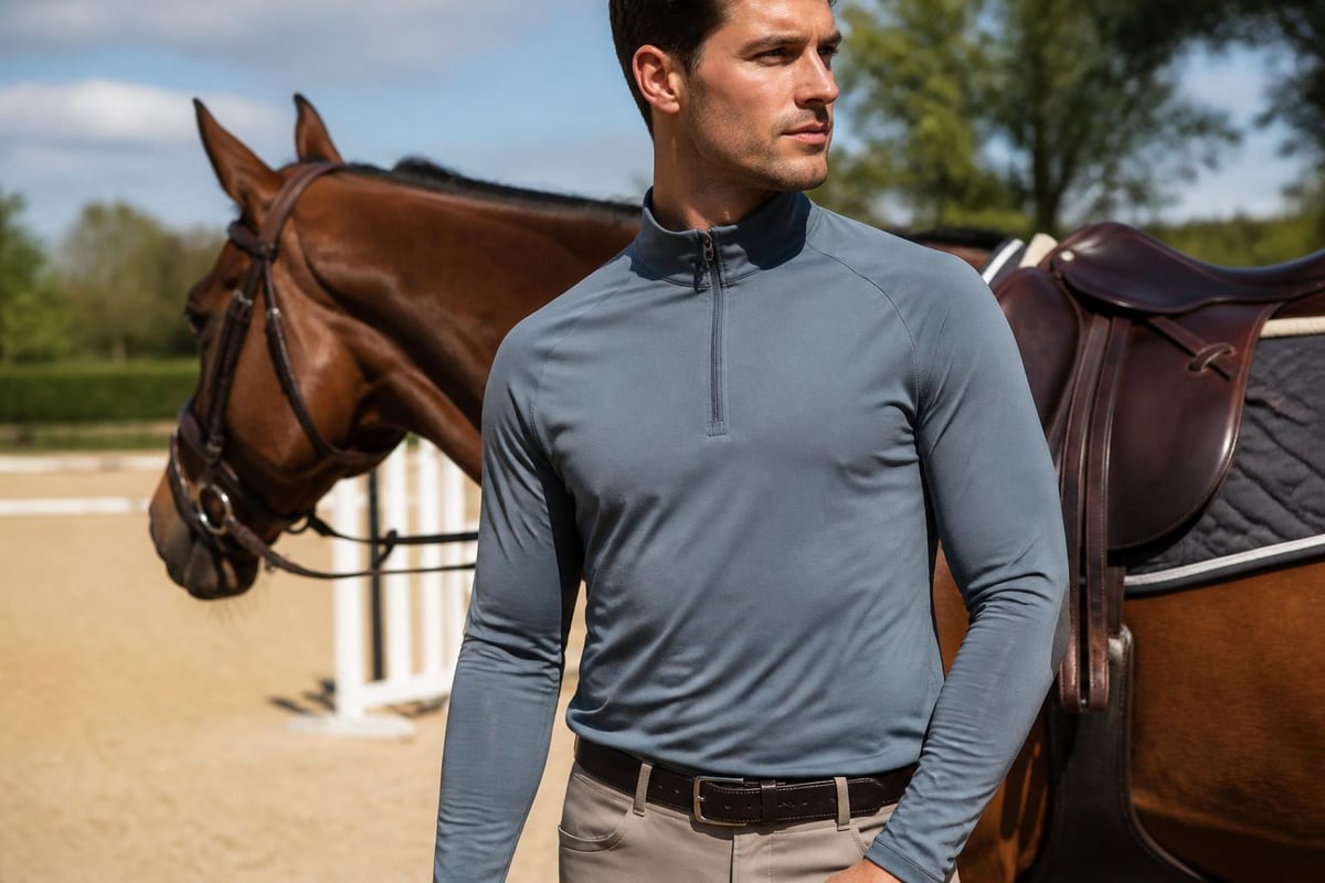 Pikeur mens technical fabric features