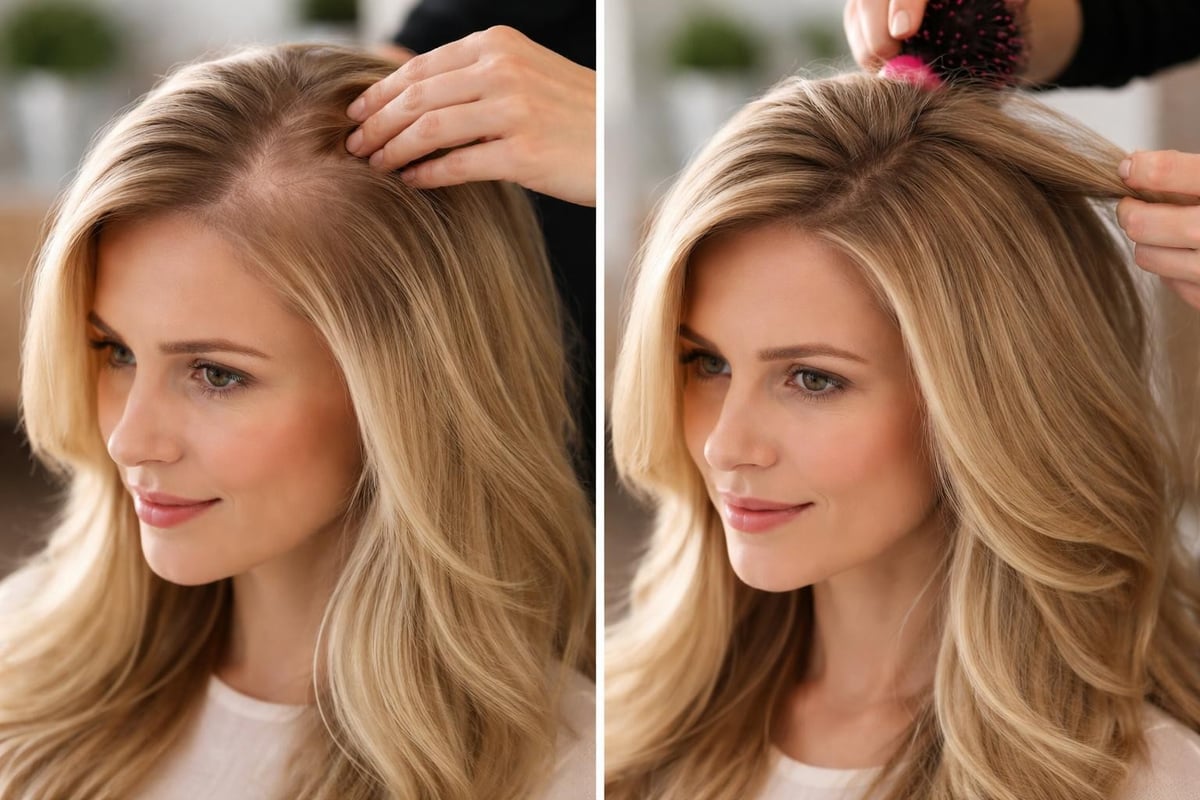 Hairstyling for patches