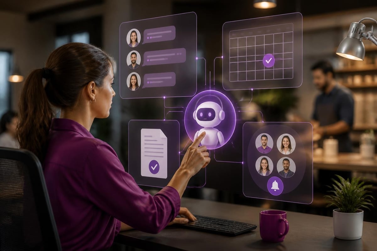 AI assistant managing business workflows