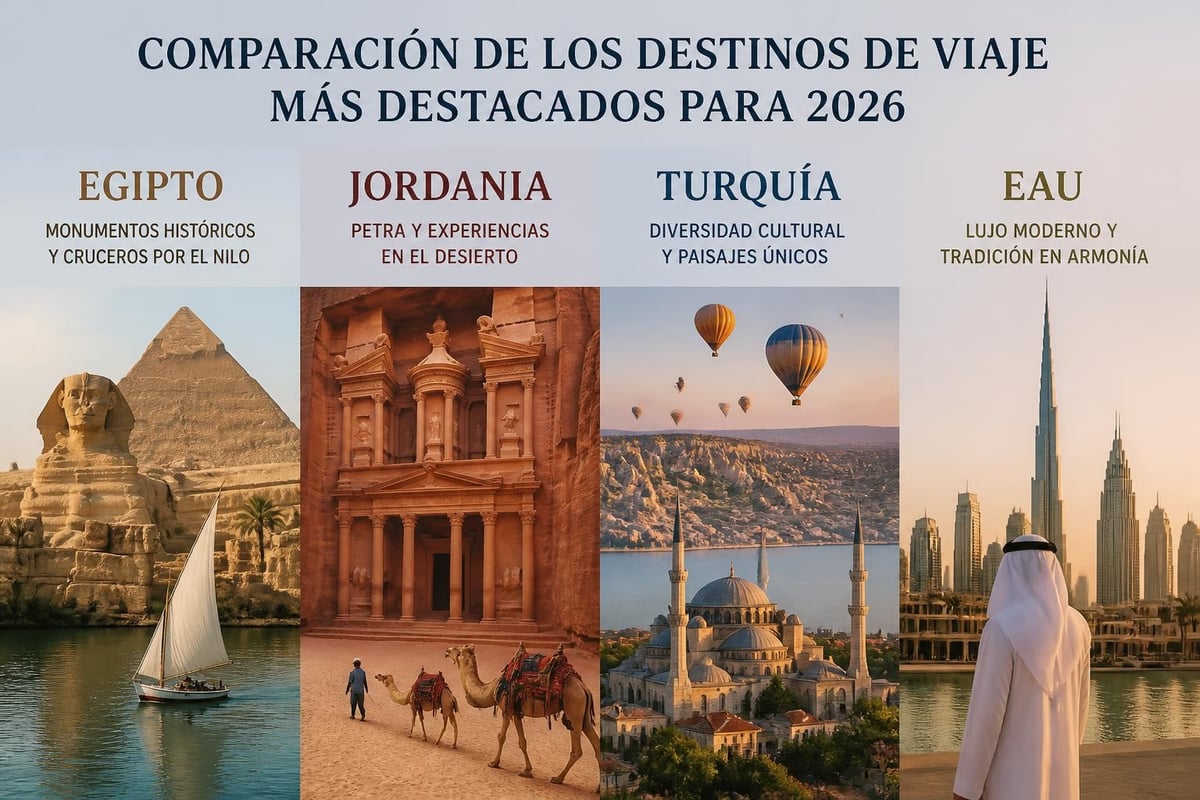 Análisis de destinos populares 2026