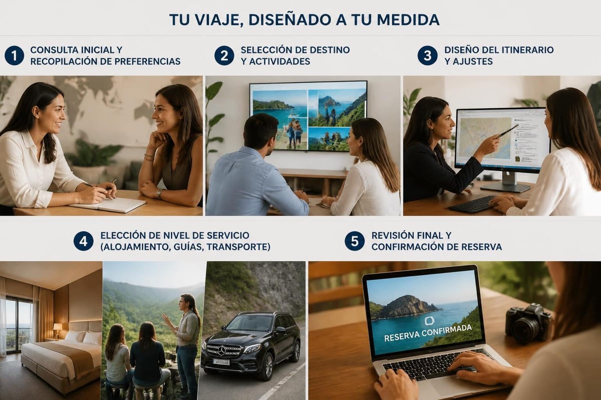 Proceso de personalización de viajes