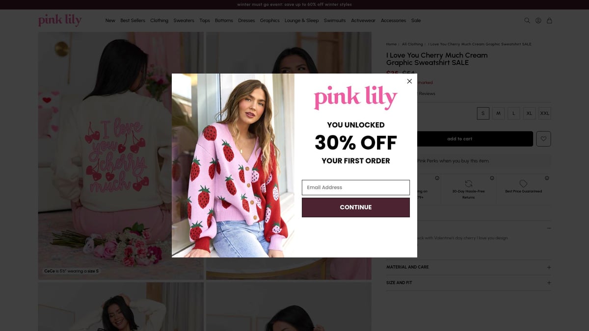 8 Trendy Graphic Sweatshirts to Elevate Your Style in 2026 - I Love You Cherry Much Cream Graphic Sweatshirt – Pink Lily
