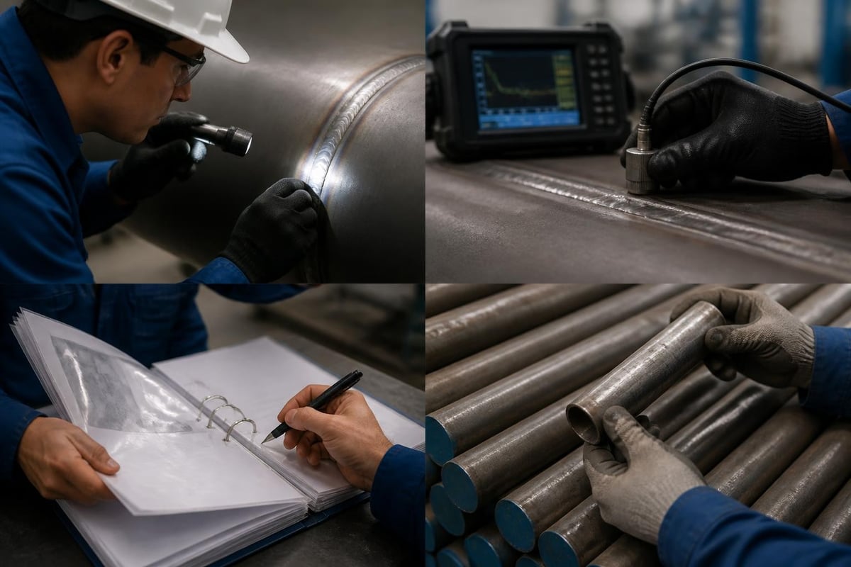Welding quality control process