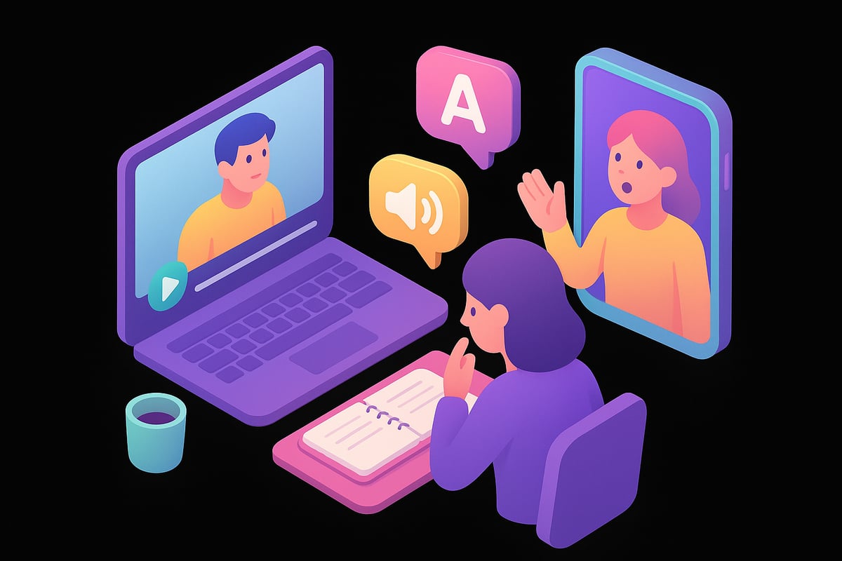 英語表現力を高める!動画活用の最新ステップガイド