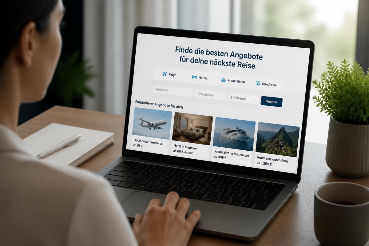 Vergleich von Reisepreisen