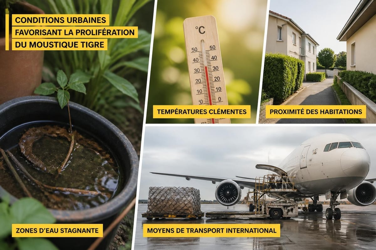 Facteurs favorisant le moustique tigre