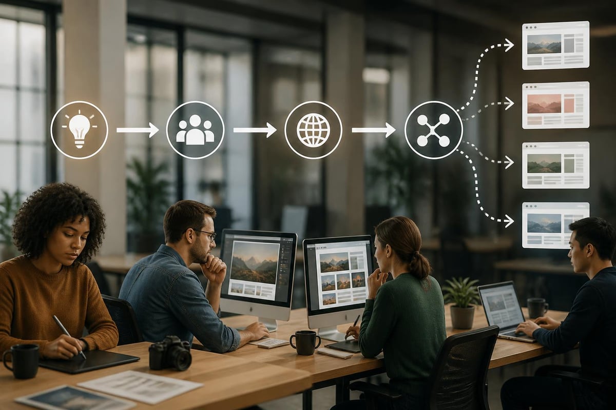 Content workflow process