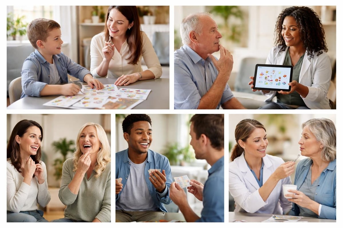 Types of speech therapy services