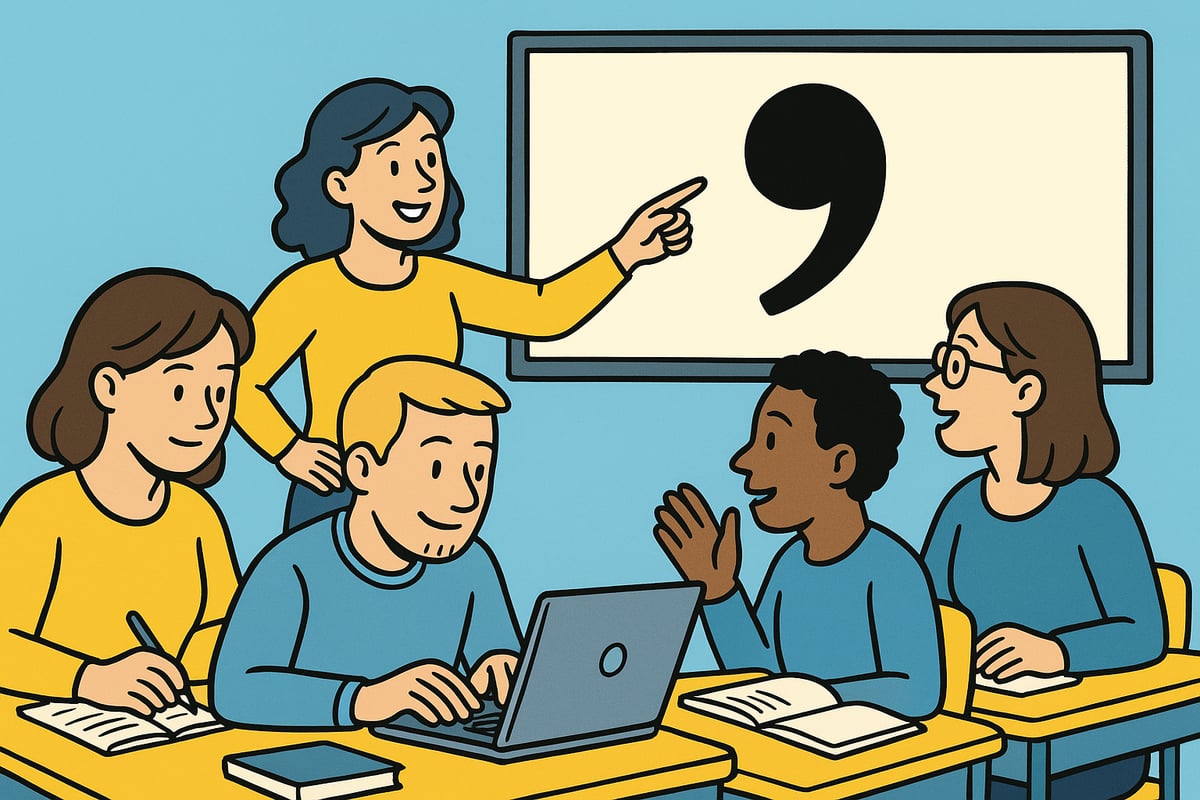 Praktiske øvelser og træning i kommatering