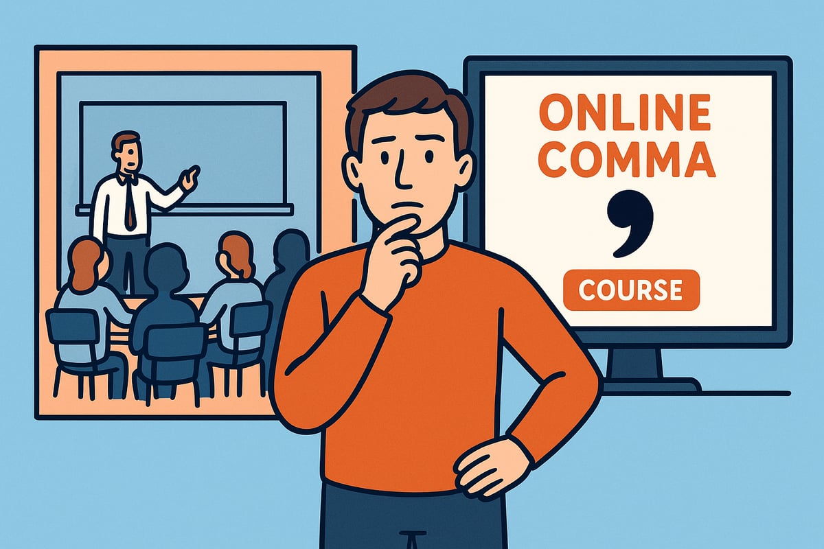 Sådan vælger du det rette kommakursus