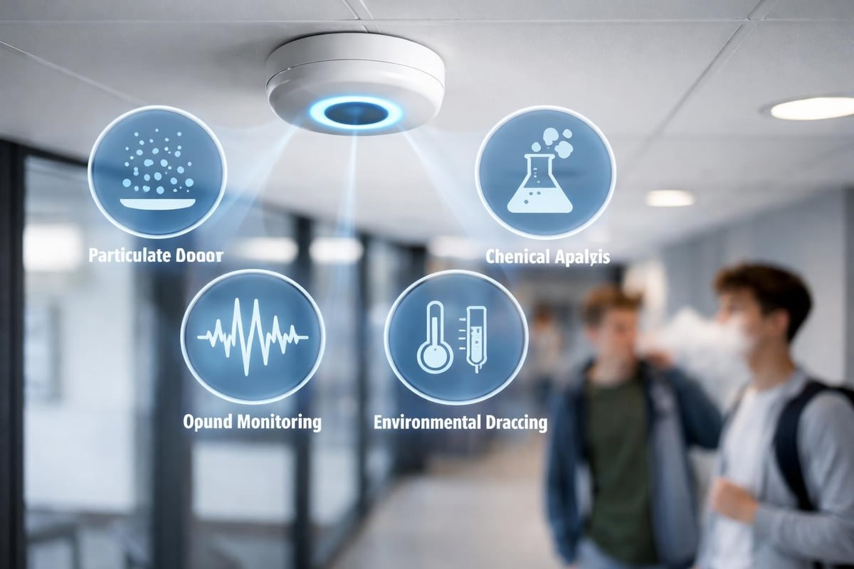 Vape detector sensor components