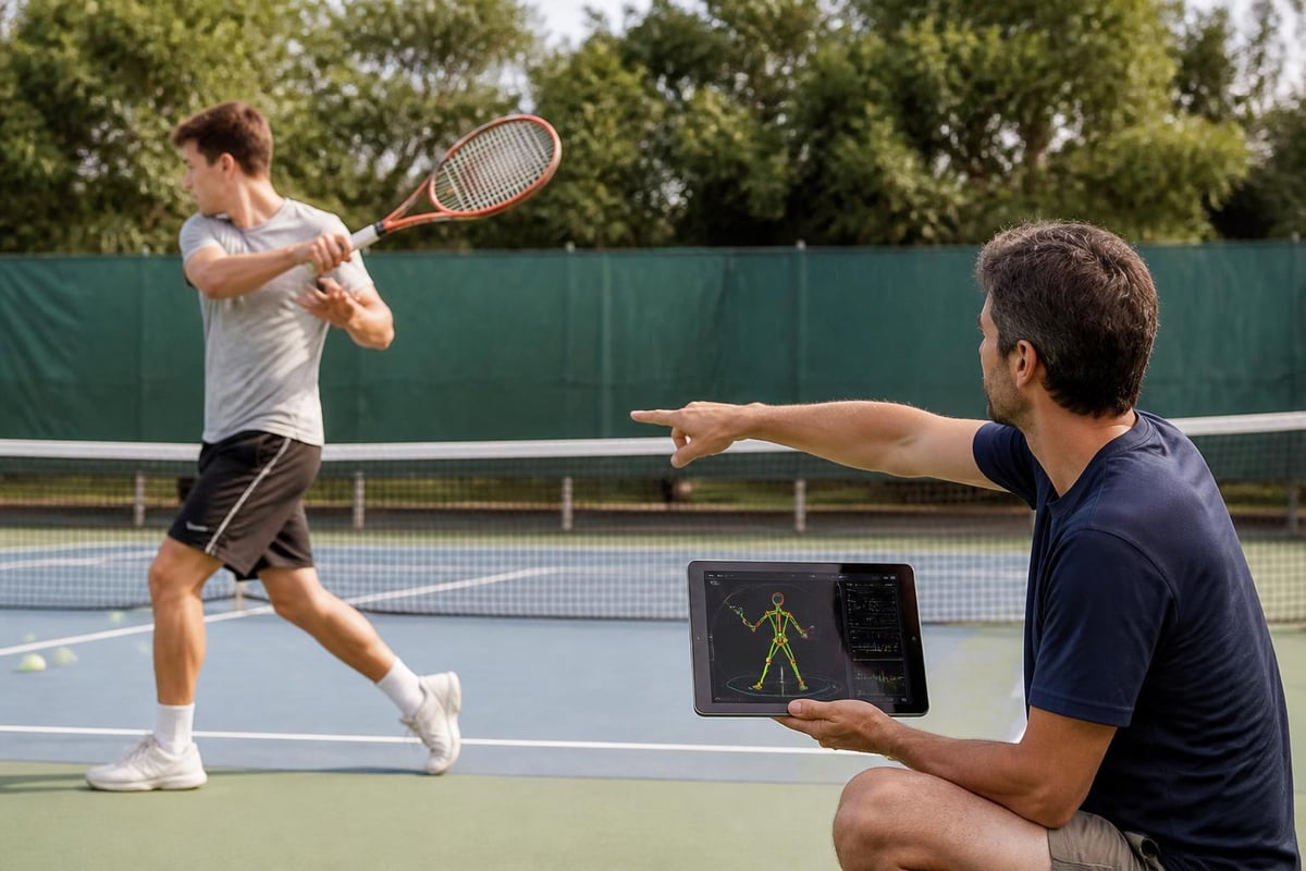Scientific tennis coaching methodology