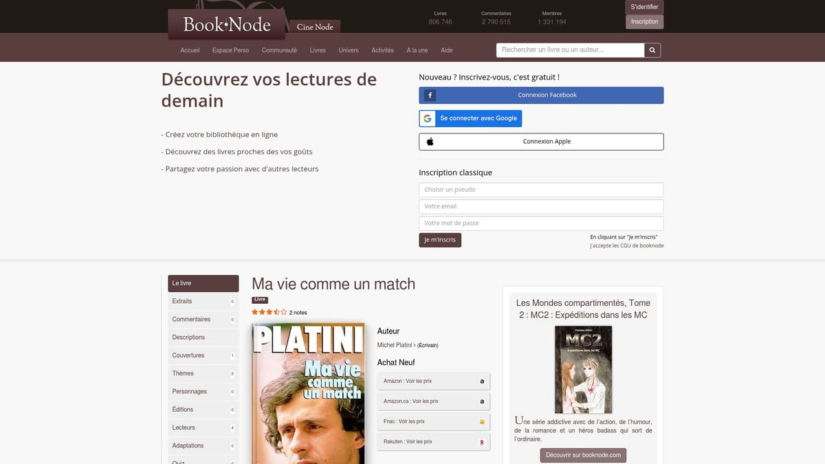 Top 10 Livre Football Incontournables À Lire En 2025 - Ma vie comme un match