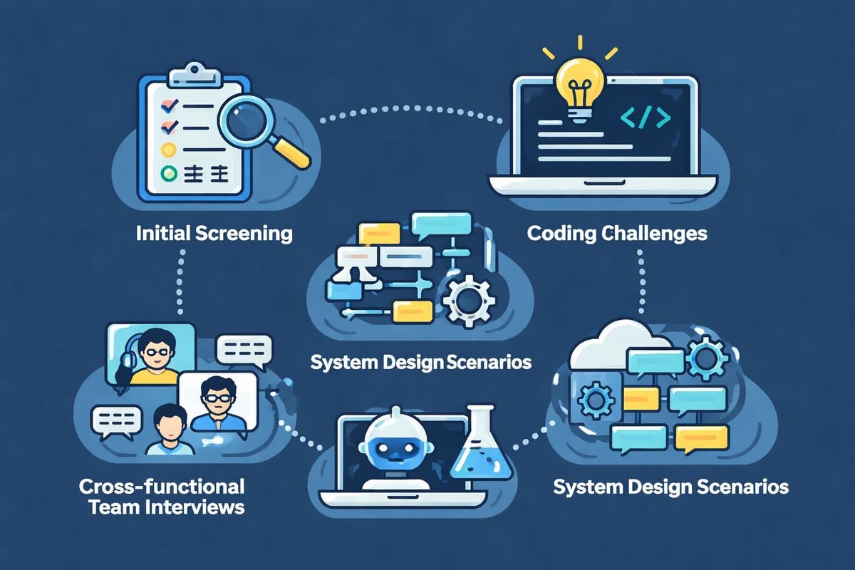 AI engineer technical assessment stages