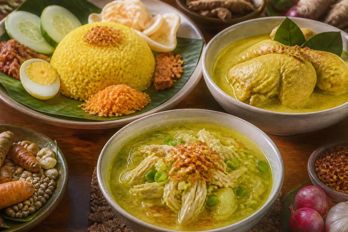 Aplikasi bumbu kuning dalam masakan