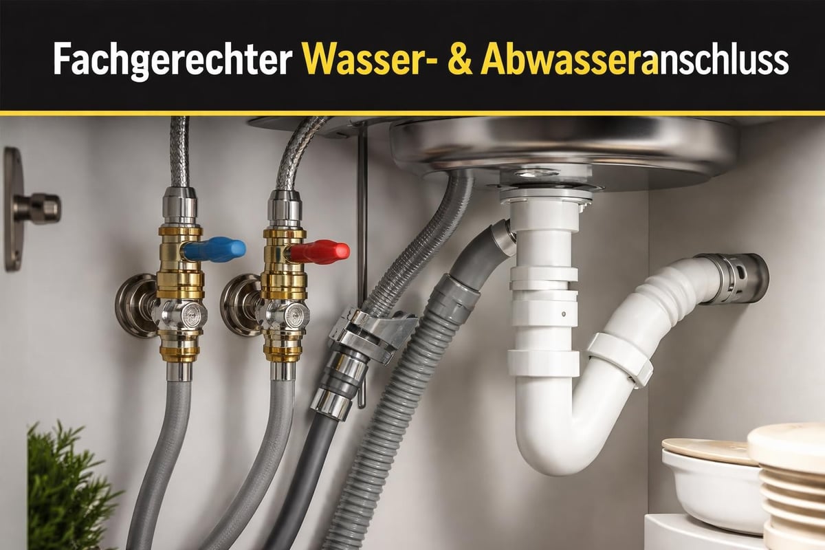 Wasseranschlüsse Küche