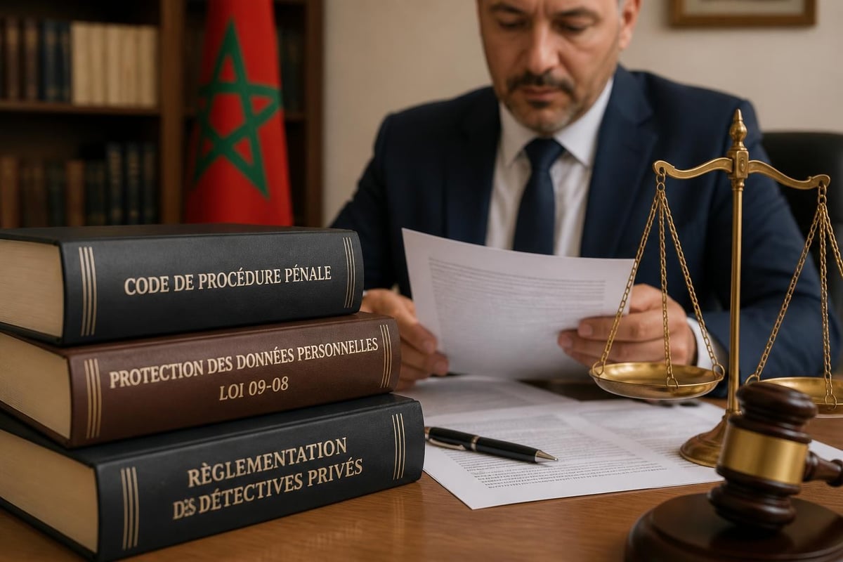 Cadre légal investigation privée Maroc