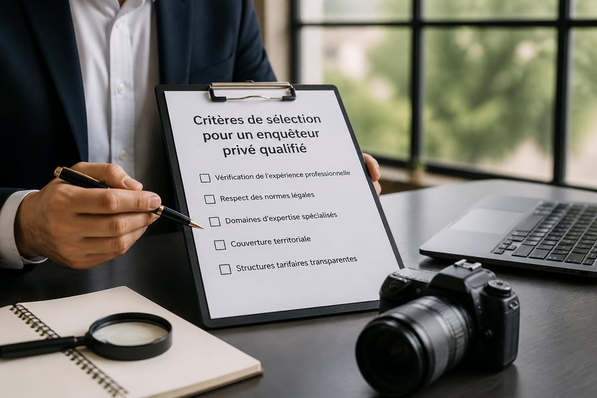 Choix détective privé qualifié