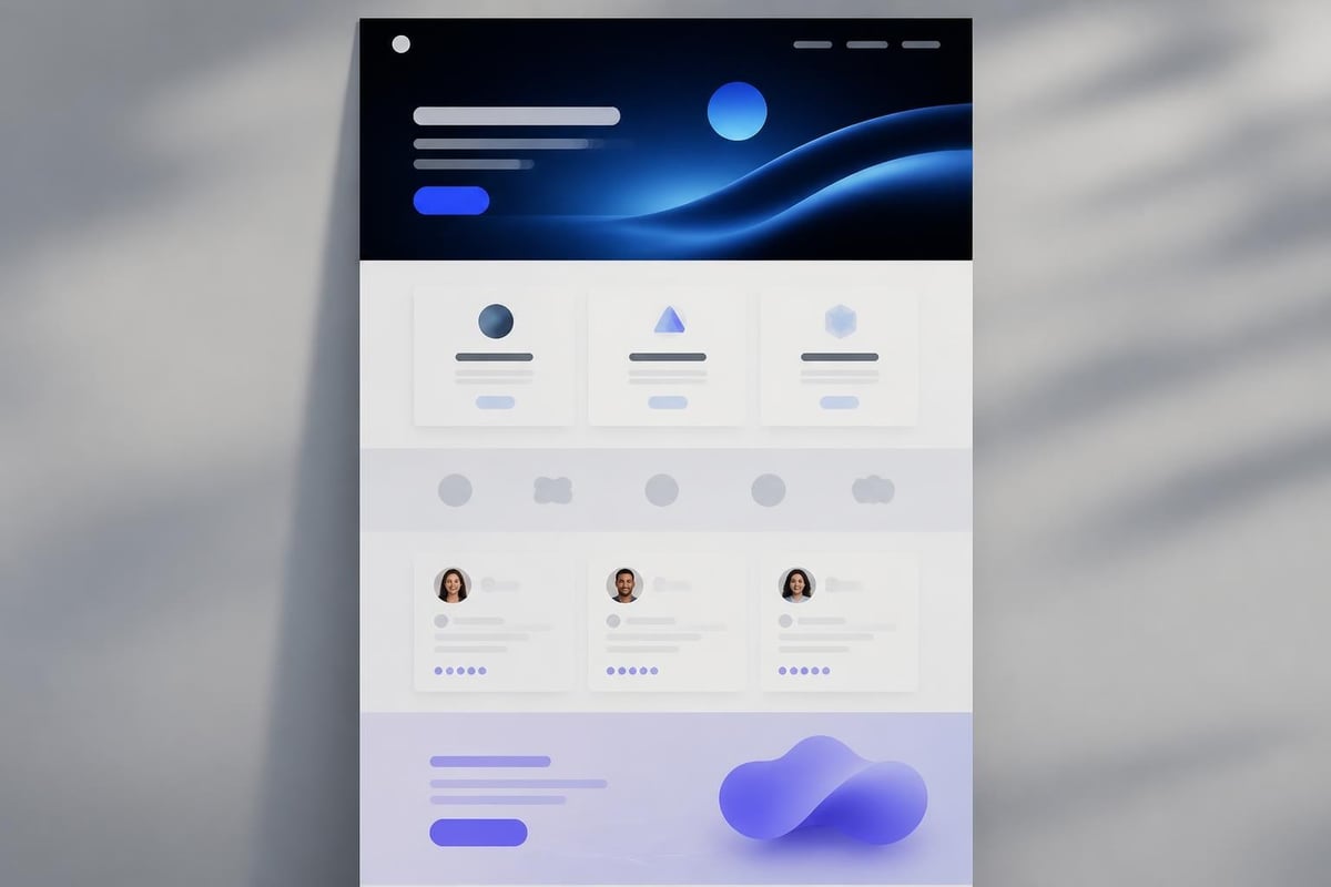 Content-Struktur Homepage