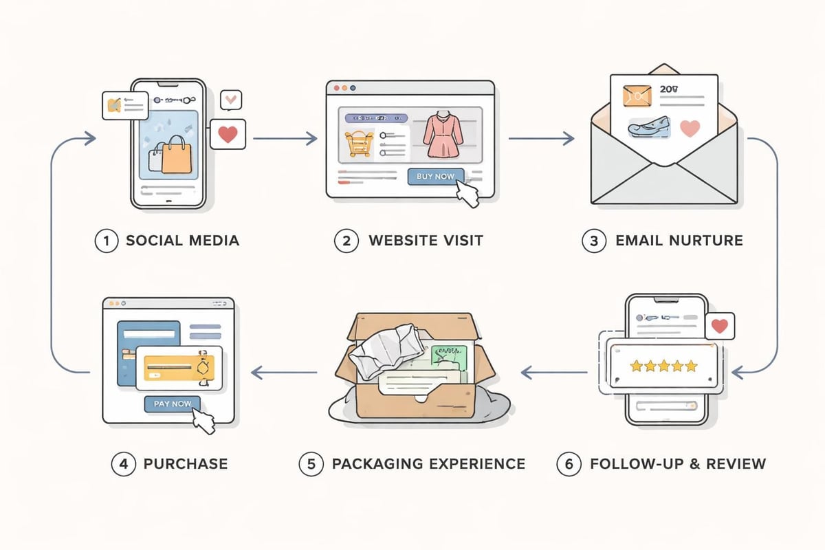 E-commerce customer journey touchpoints
