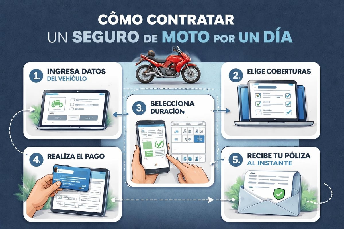 Proceso de contratación de seguro temporal