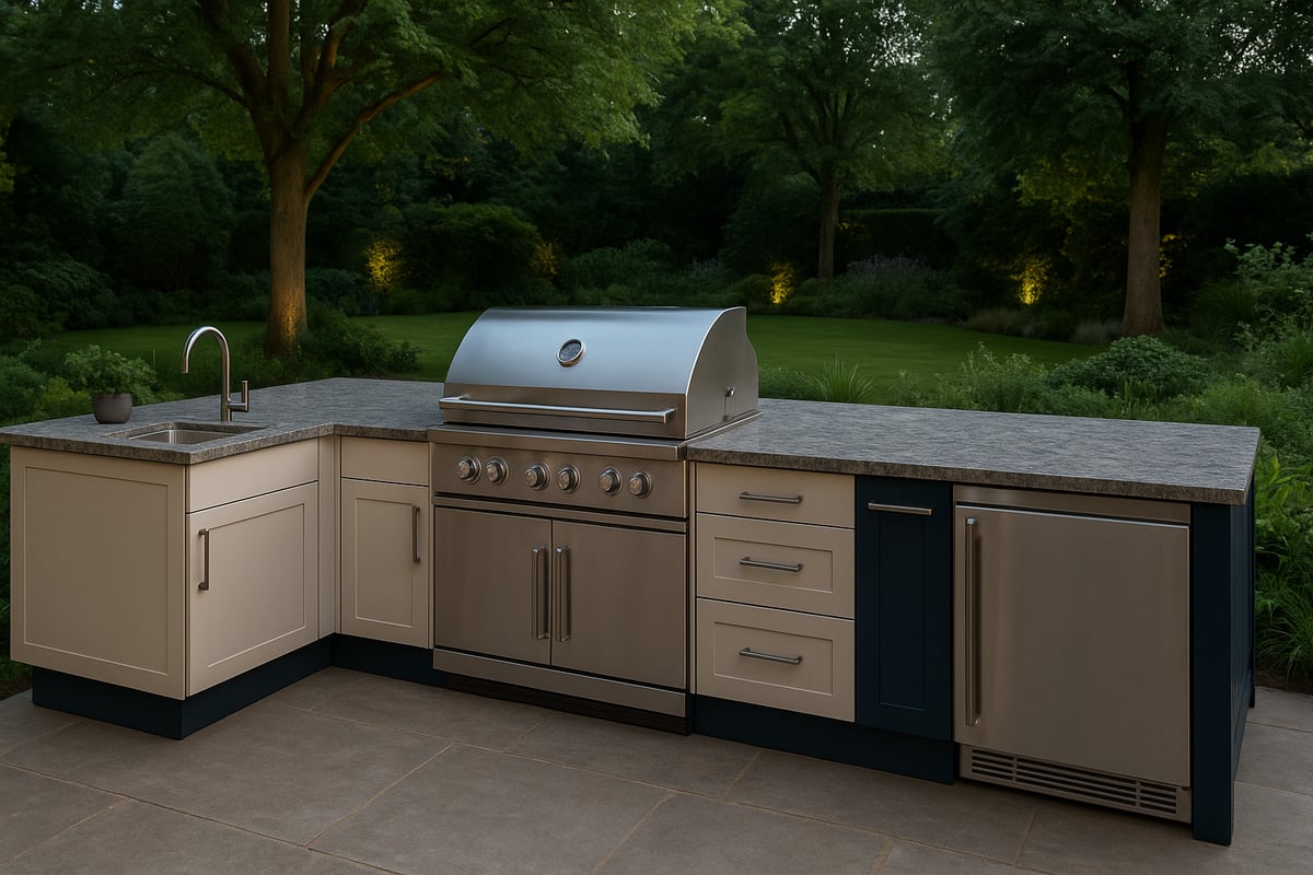 Outdoor BBQ Kitchen Materials & Finishes Guide
