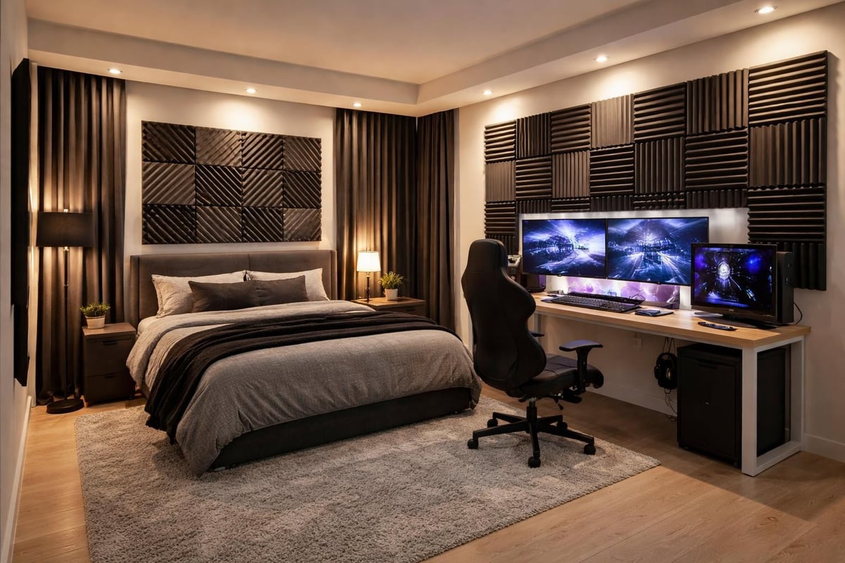 Acoustic treatment integration