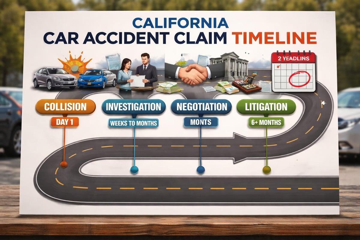 Timeline showing critical deadlines