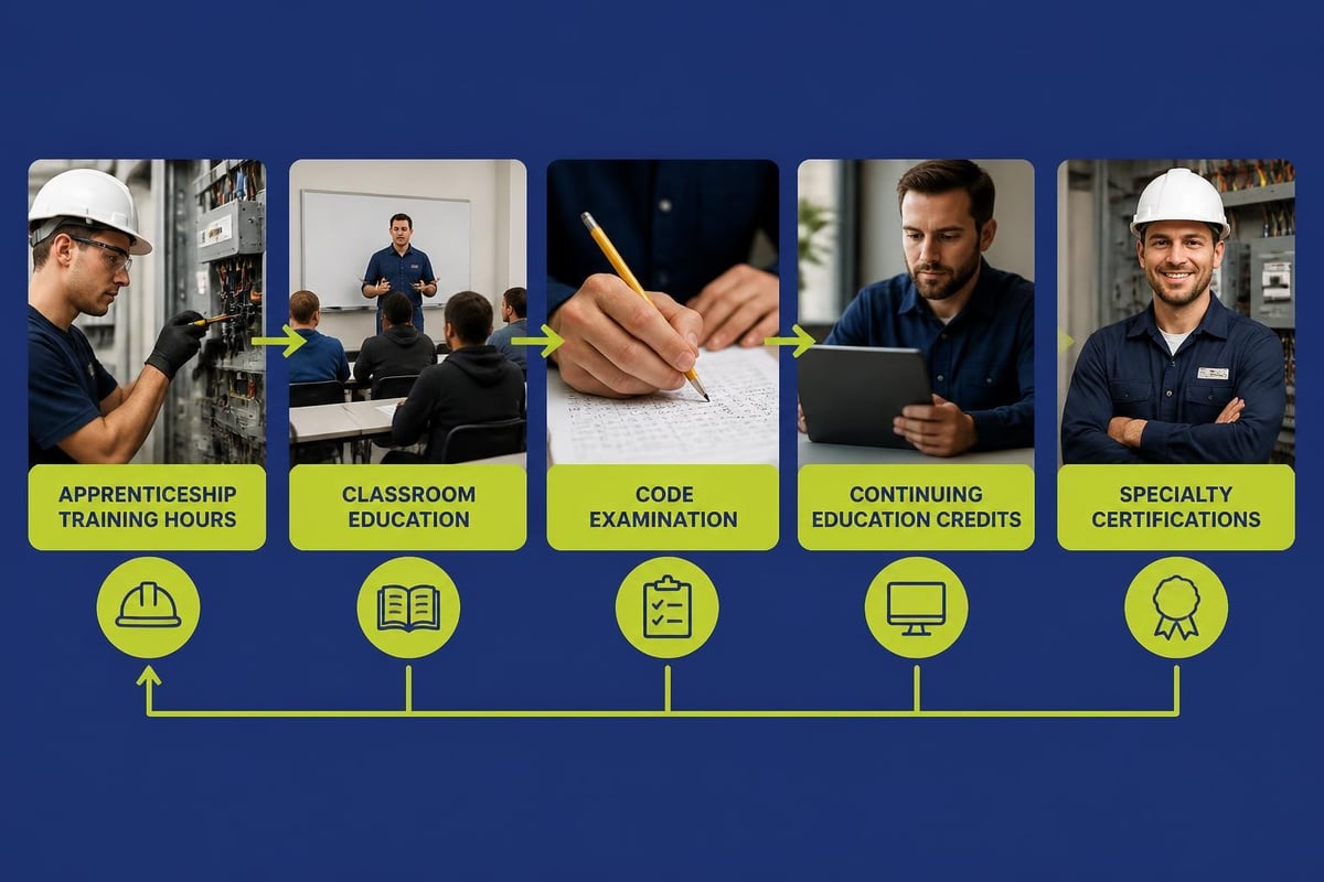Electrician certification pathway