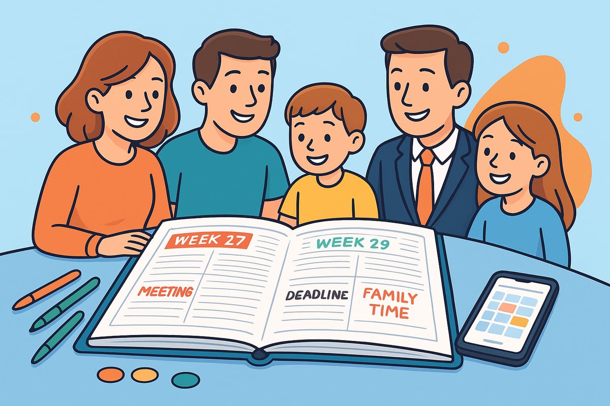 Zo gebruik je een agenda met weeknummers optimaal: stap-voor-stap gids