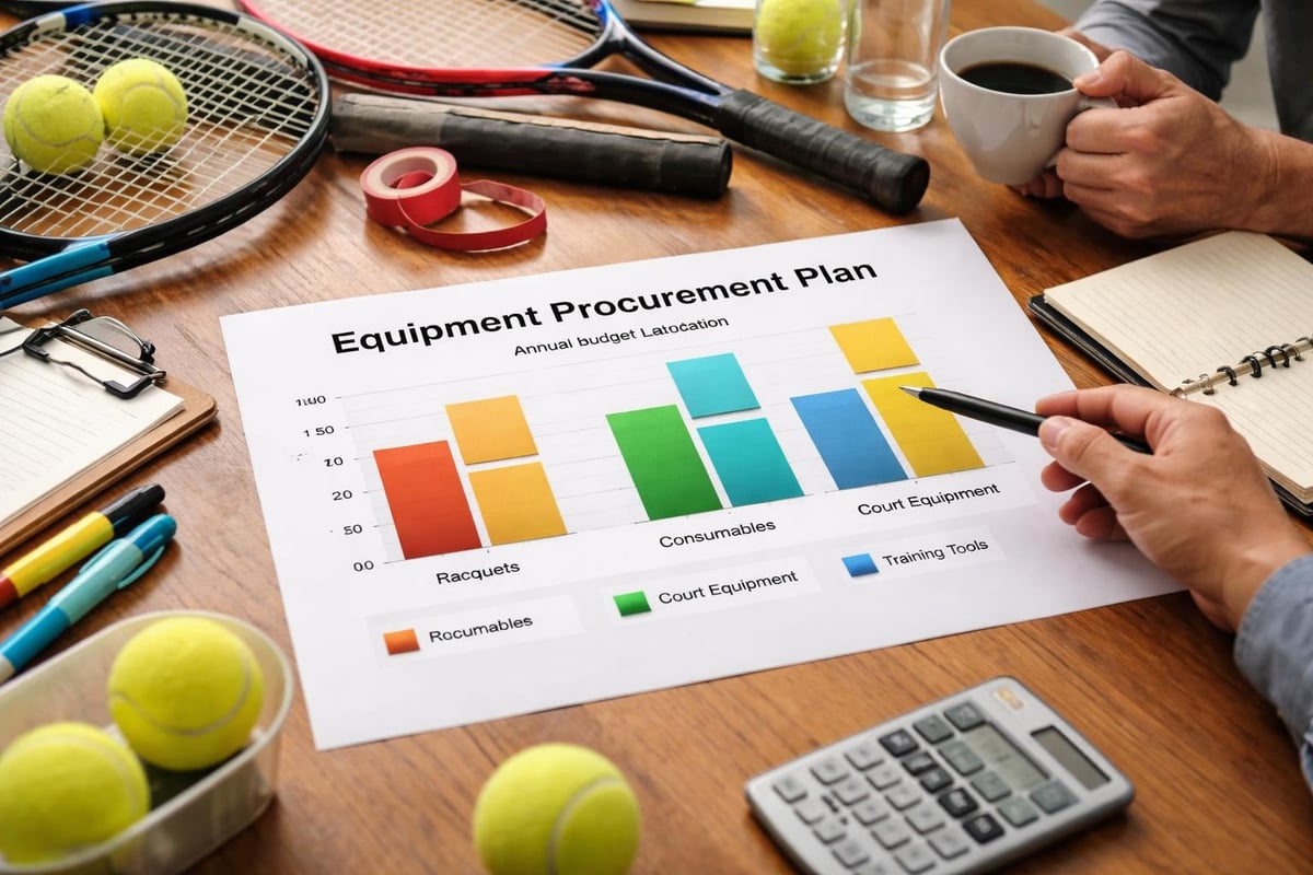 Tennis program budgeting