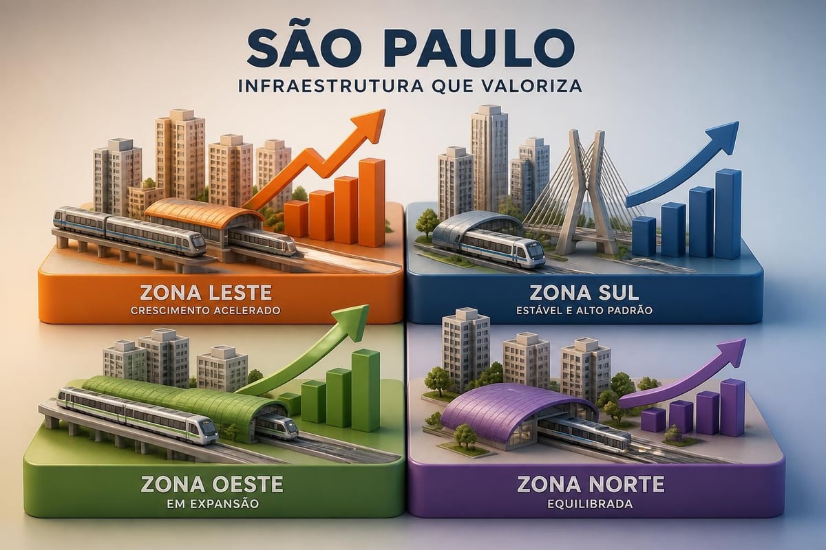 Análise de valorização imobiliária por região