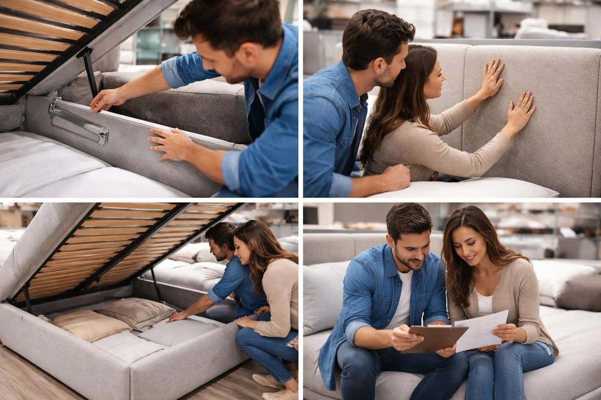 Bed construction quality inspection
