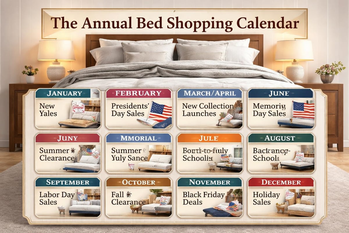 Bed shopping timeline planning