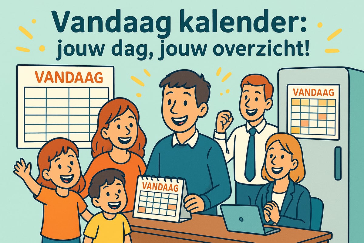 Praktische toepassingen van een vandaag kalender in 2026