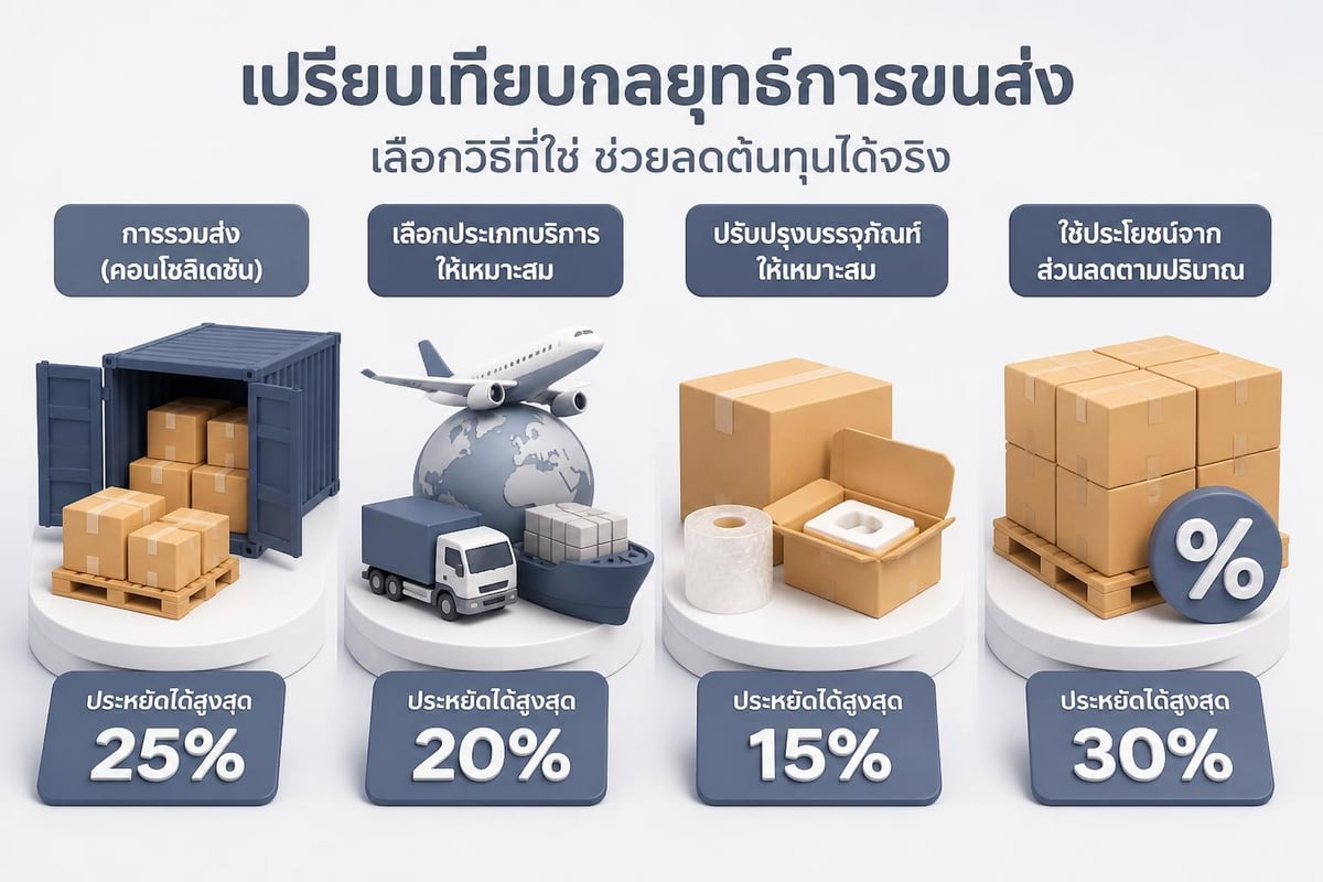 Shipping cost optimization strategies