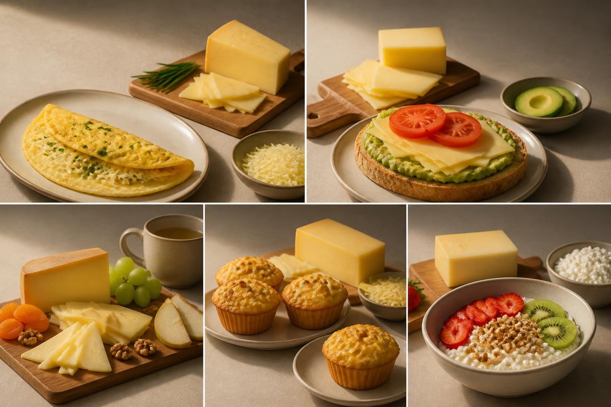 Frühstücksvariationen mit Käse