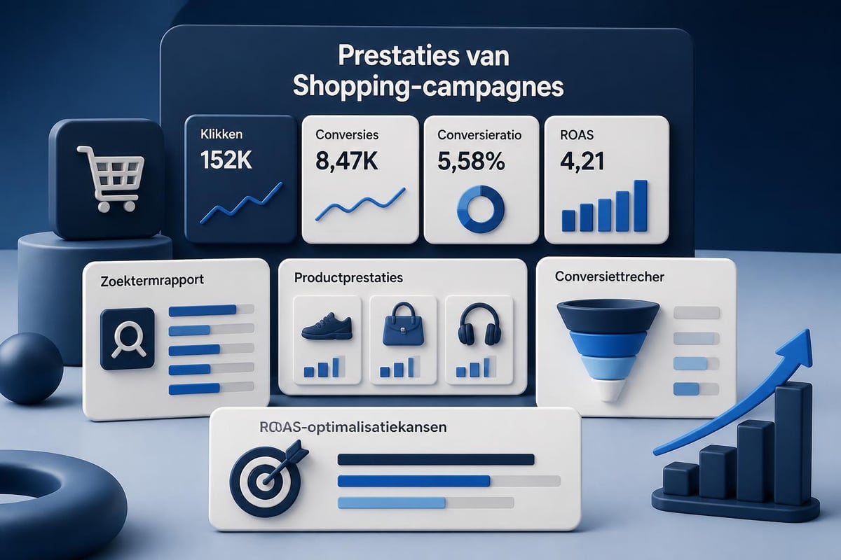 Google Shopping analytics dashboard