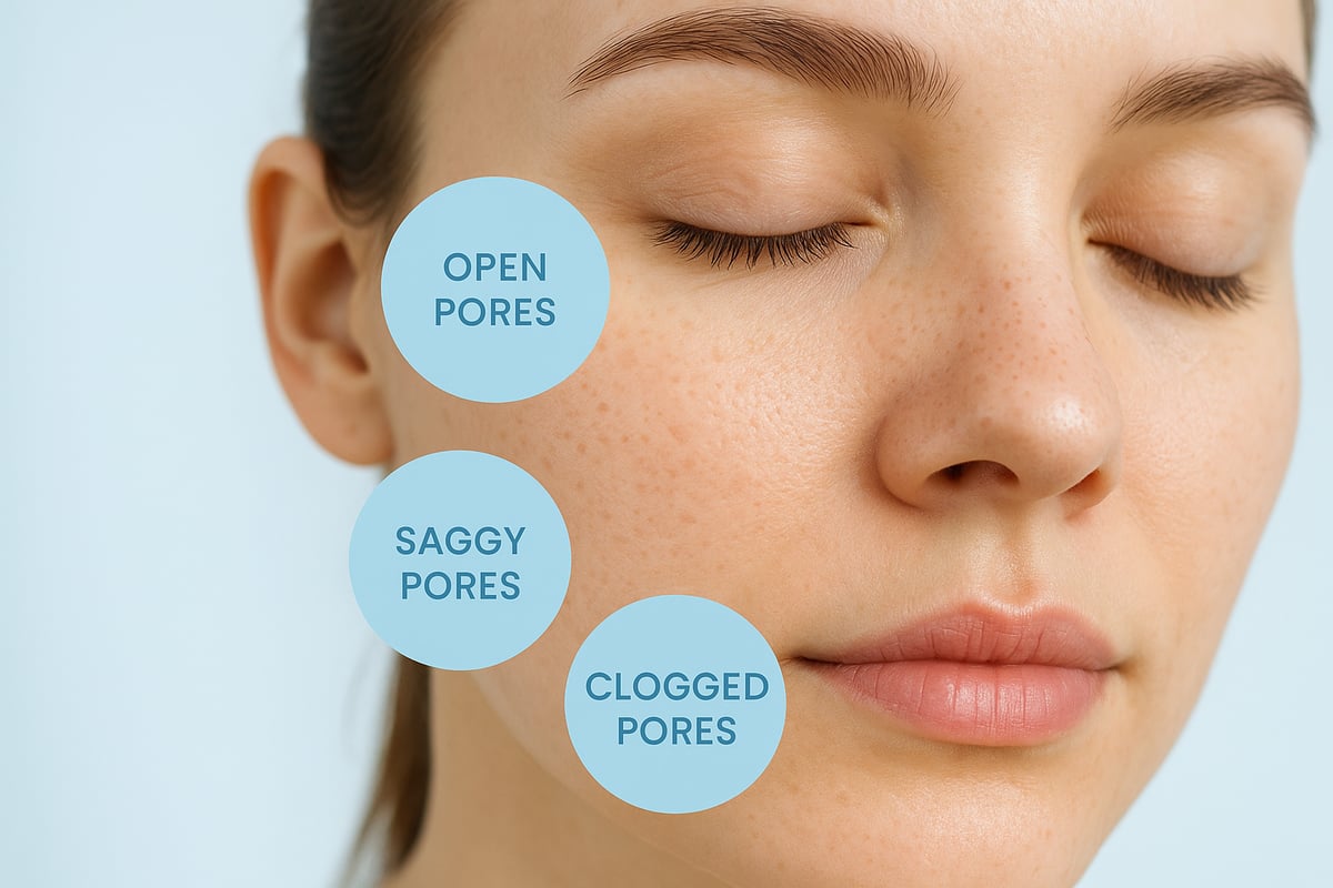 毛穴の種類と原因を知る