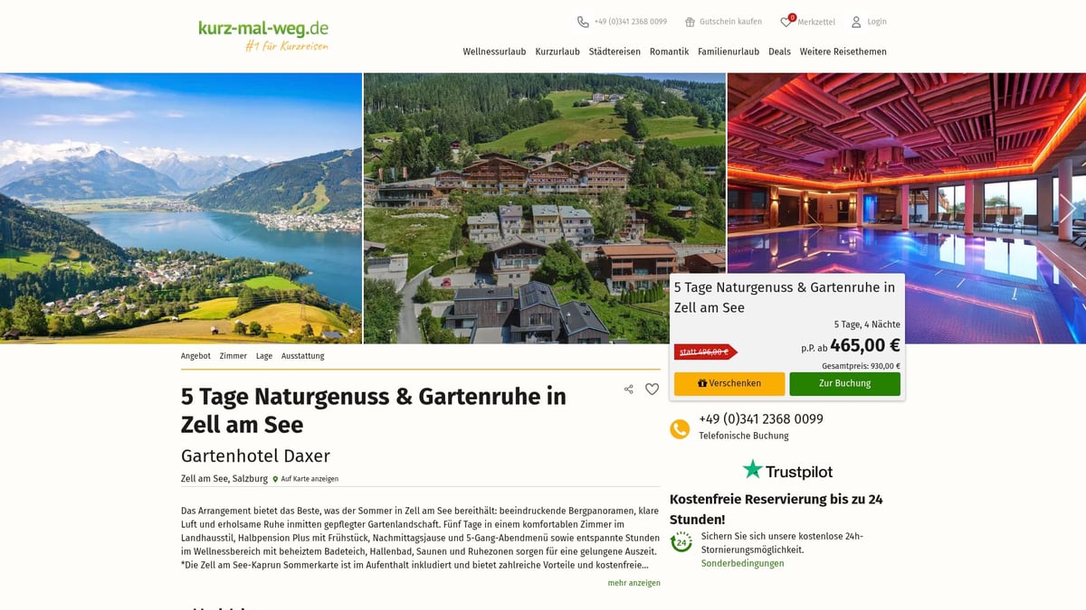 De 7 mooiste hotels in Oostenrijk voor 2025 - Gartenhotel Daxer, Zell am See