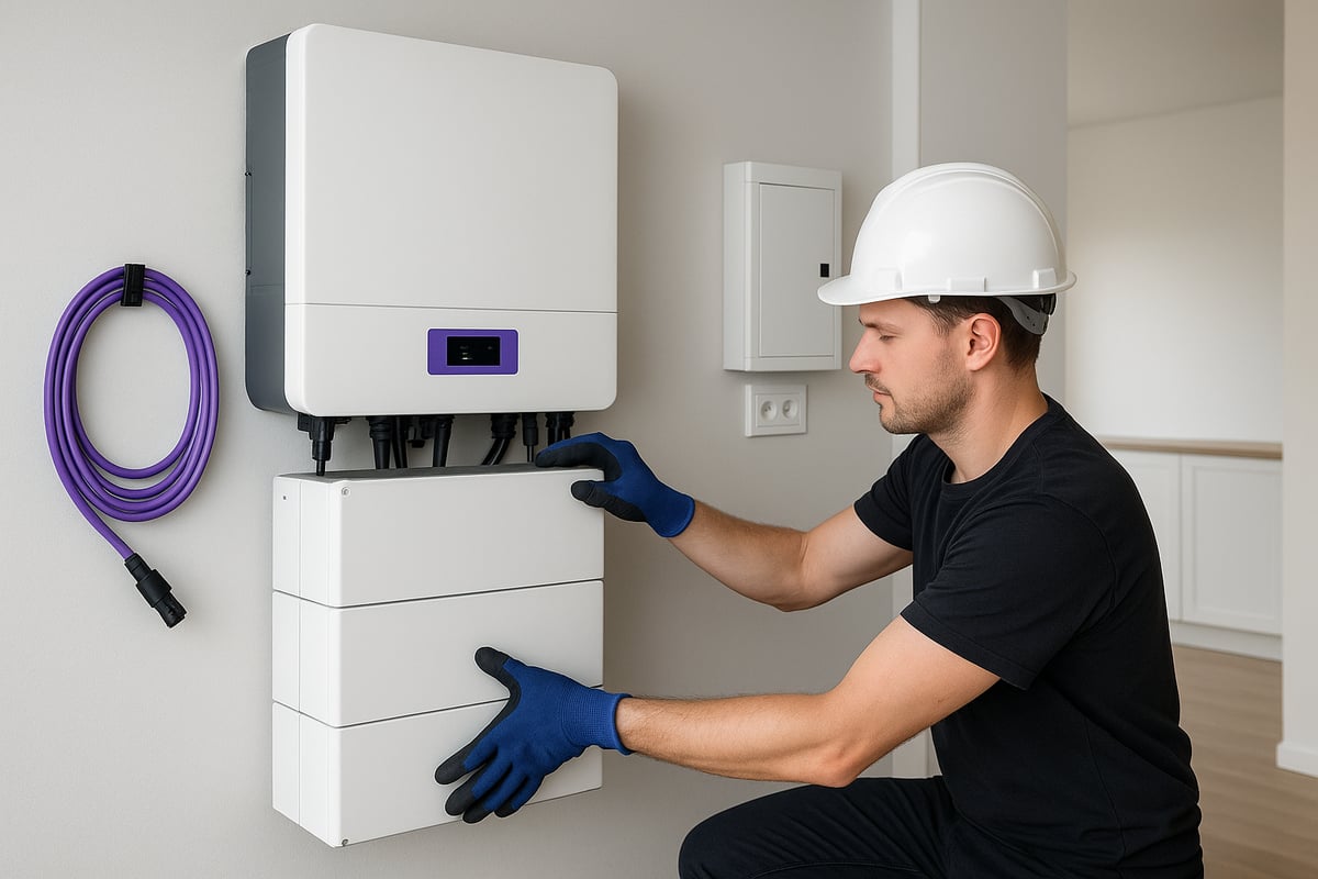 Kotiakun asennus ja käyttöönotto