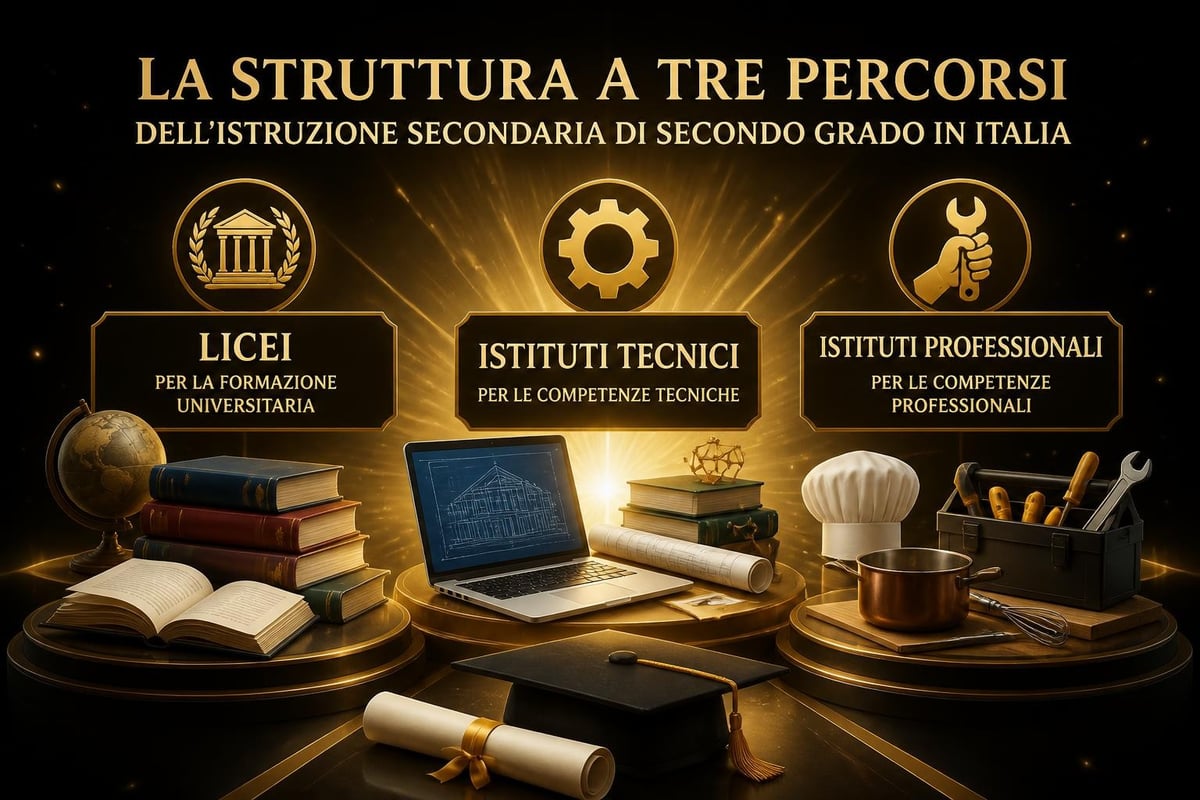 Struttura percorsi scolastici italiani