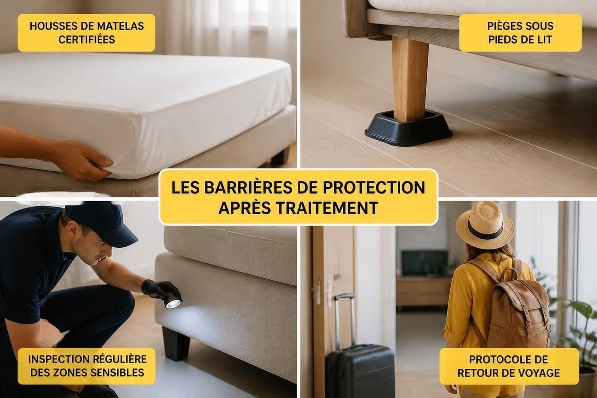 Mesures préventives contre réinfestation