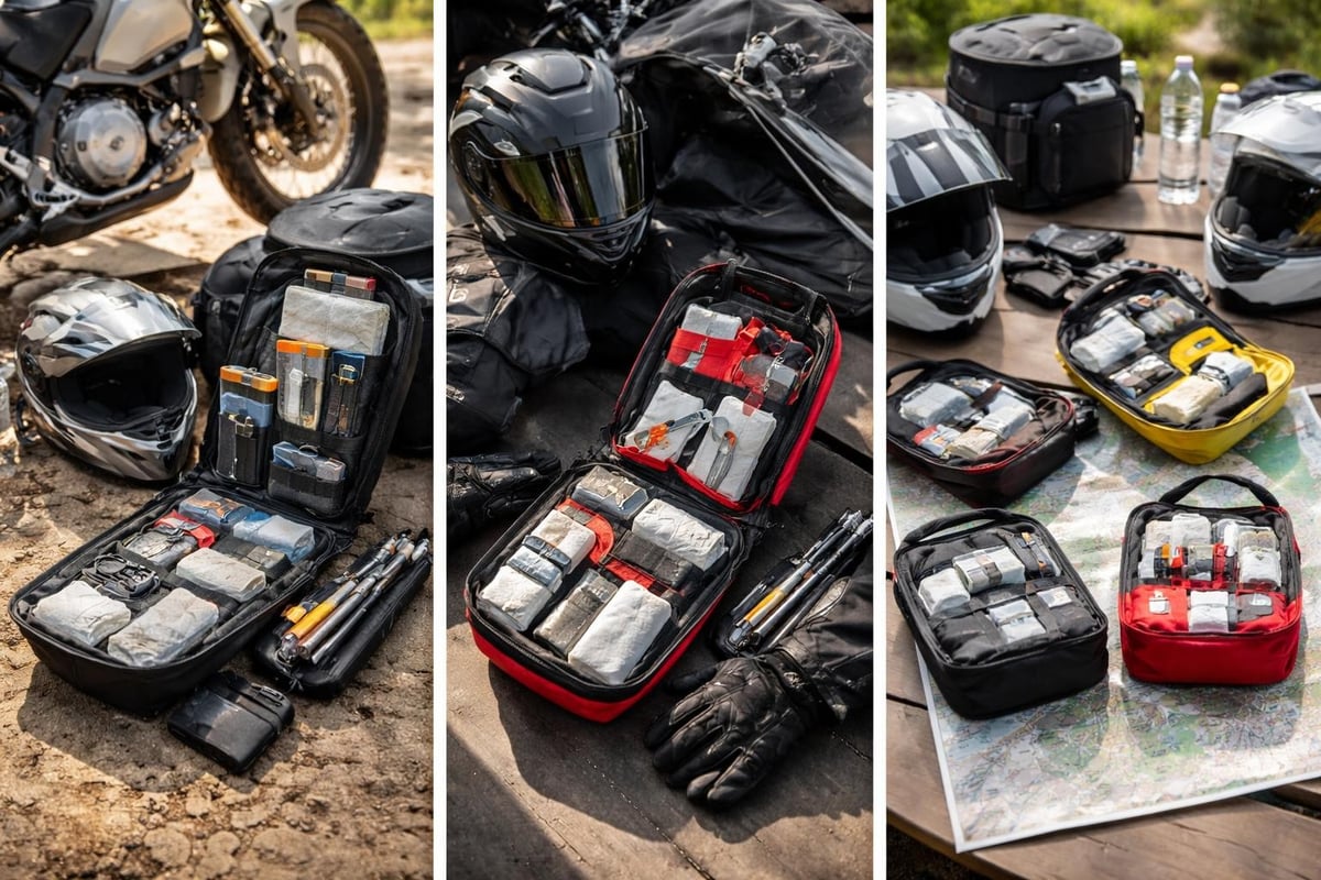 Trauma kit customization by riding style