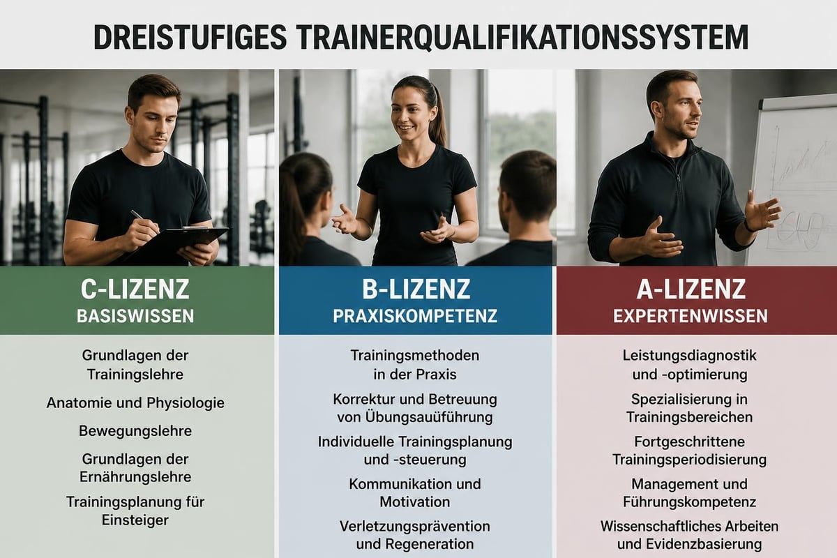 Trainer licence progression structure