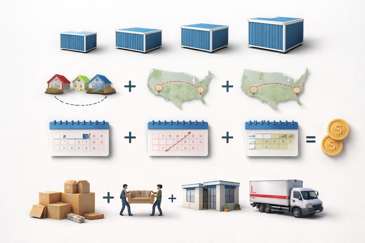 Moving pods cost factors