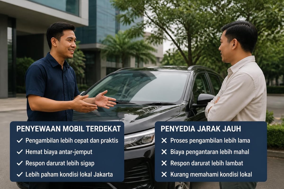 Keunggulan memilih layanan sewa mobil lokal