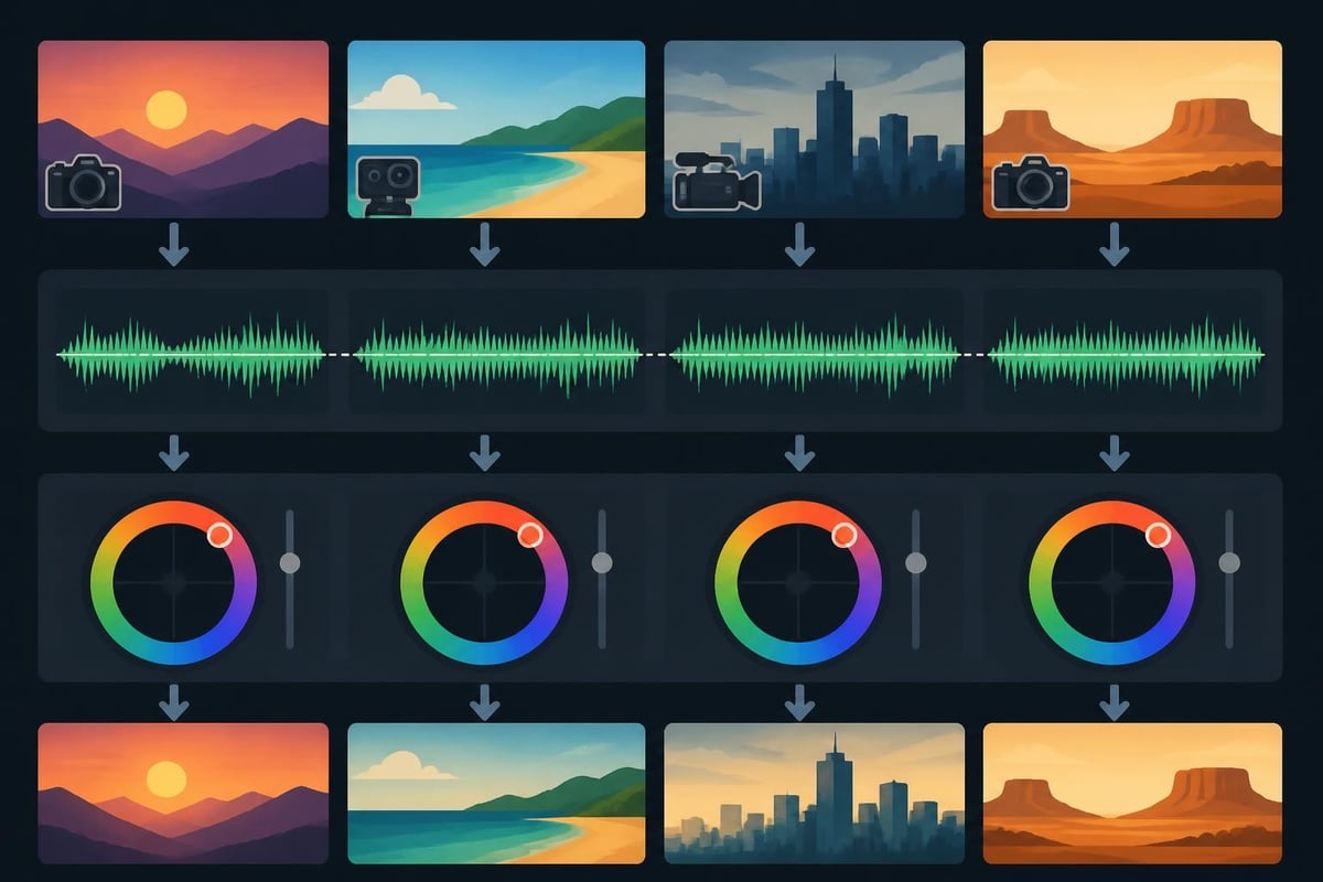 Audio and color consistency