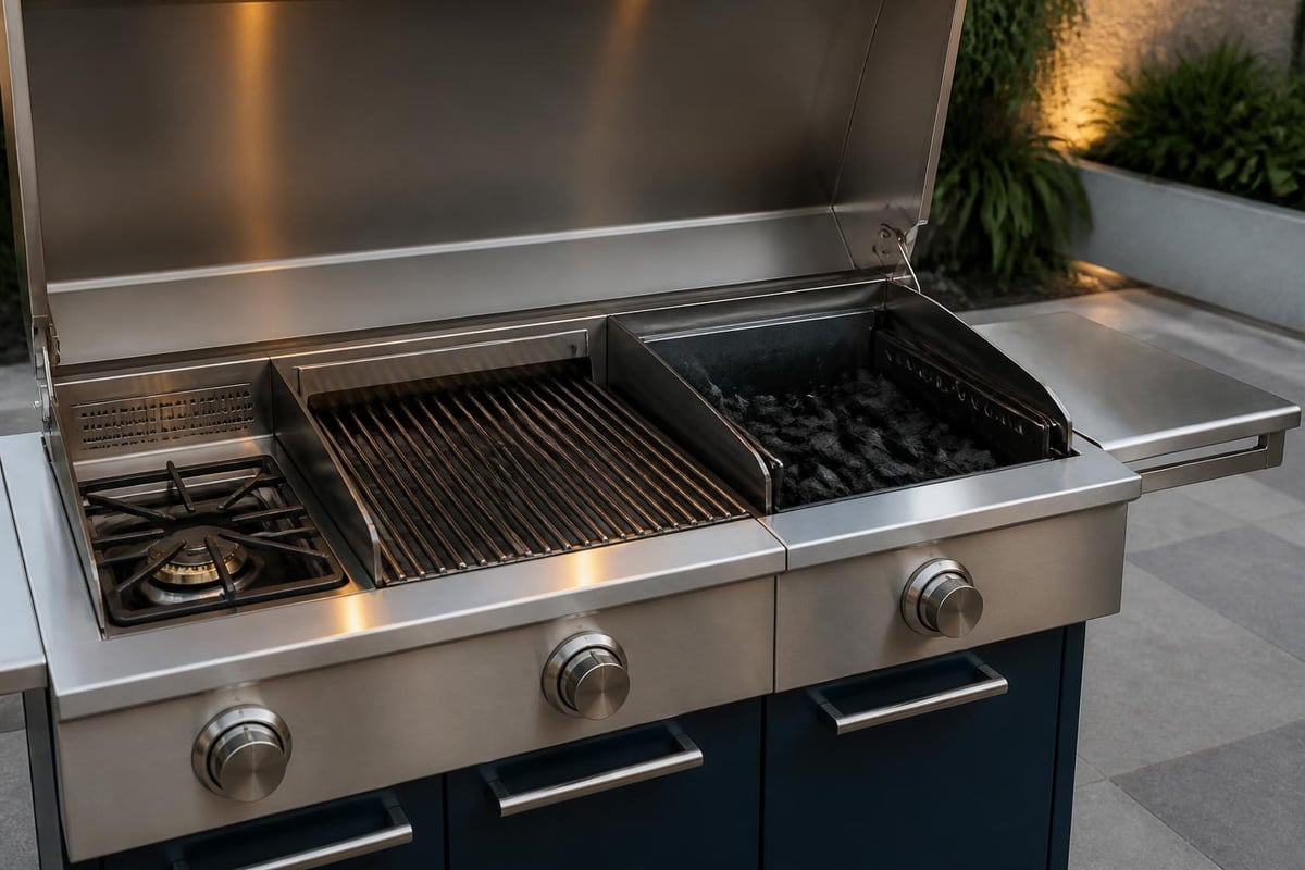 Hybrid BBQ cooking technologies